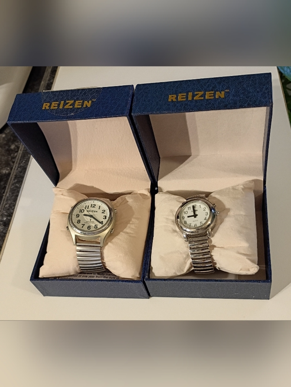 Men’s Silver Easy-to-Read Expansion Band Watch